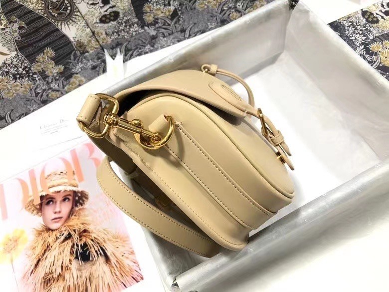 Dior Medium Bobby Bag In Beige Calfskin 016