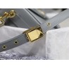 Dior Medium Bobby Bag In Grey Calfskin 541