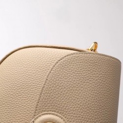 Dior Medium Bobby Bag In Beige Grained Calfskin 608