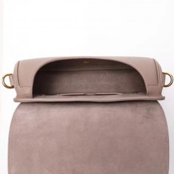 Dior Medium Bobby Bag In Warm Taupe Grained Calfskin 677