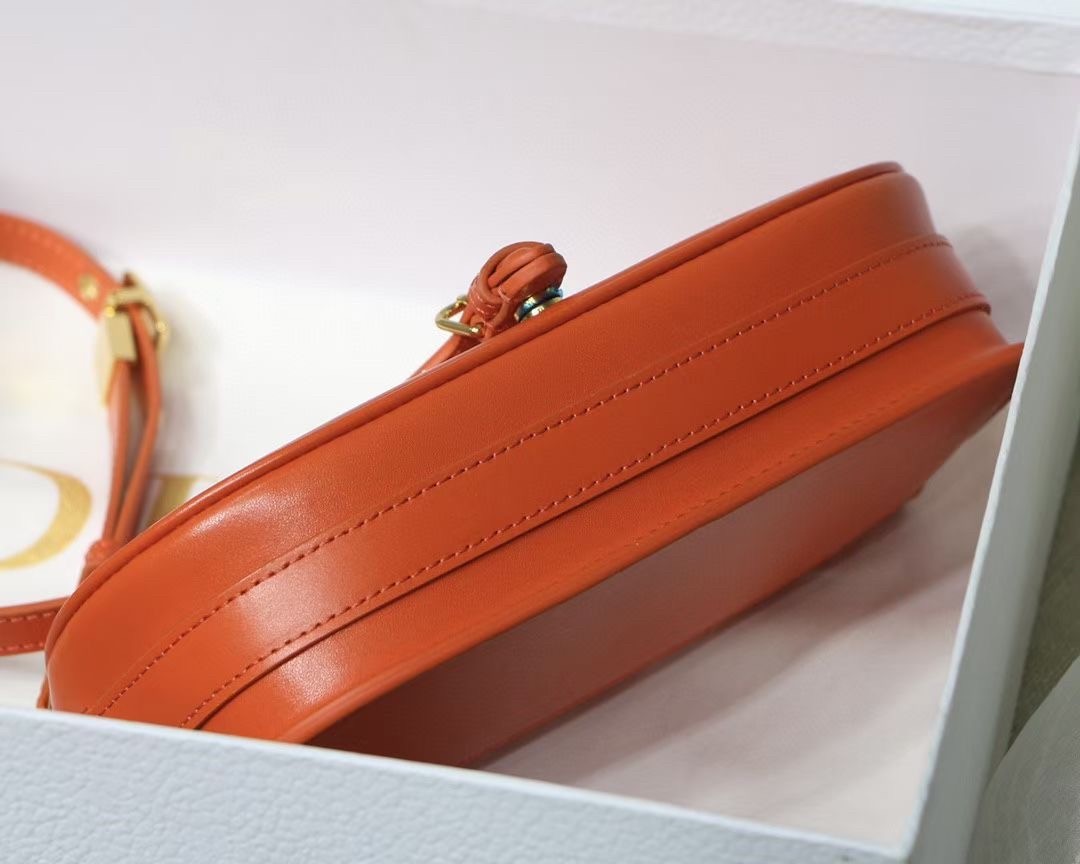 Dior Bobby East-West Bag In Orange Box Calfskin 752