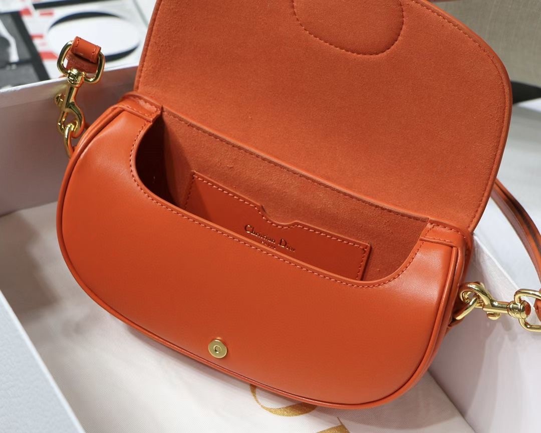 Dior Bobby East-West Bag In Orange Box Calfskin 752