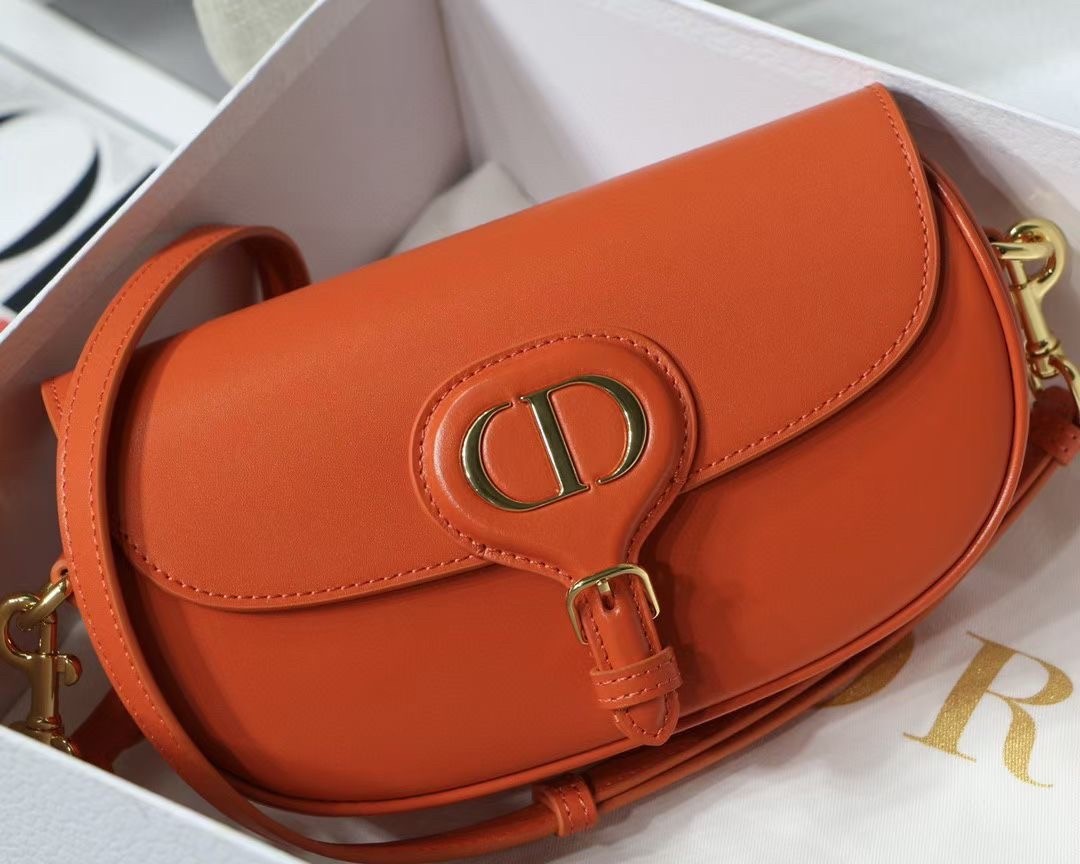 Dior Bobby East-West Bag In Orange Box Calfskin 752