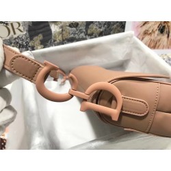 Dior Saddle Bag In Blush Ultramatte Calfskin 846