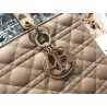 Dior Large Lady Dior Bag In Blush Ultramatte Calfskin 349