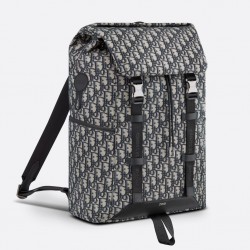 Dior Explorer Backpack In Black Dior Oblique Jacquard 275