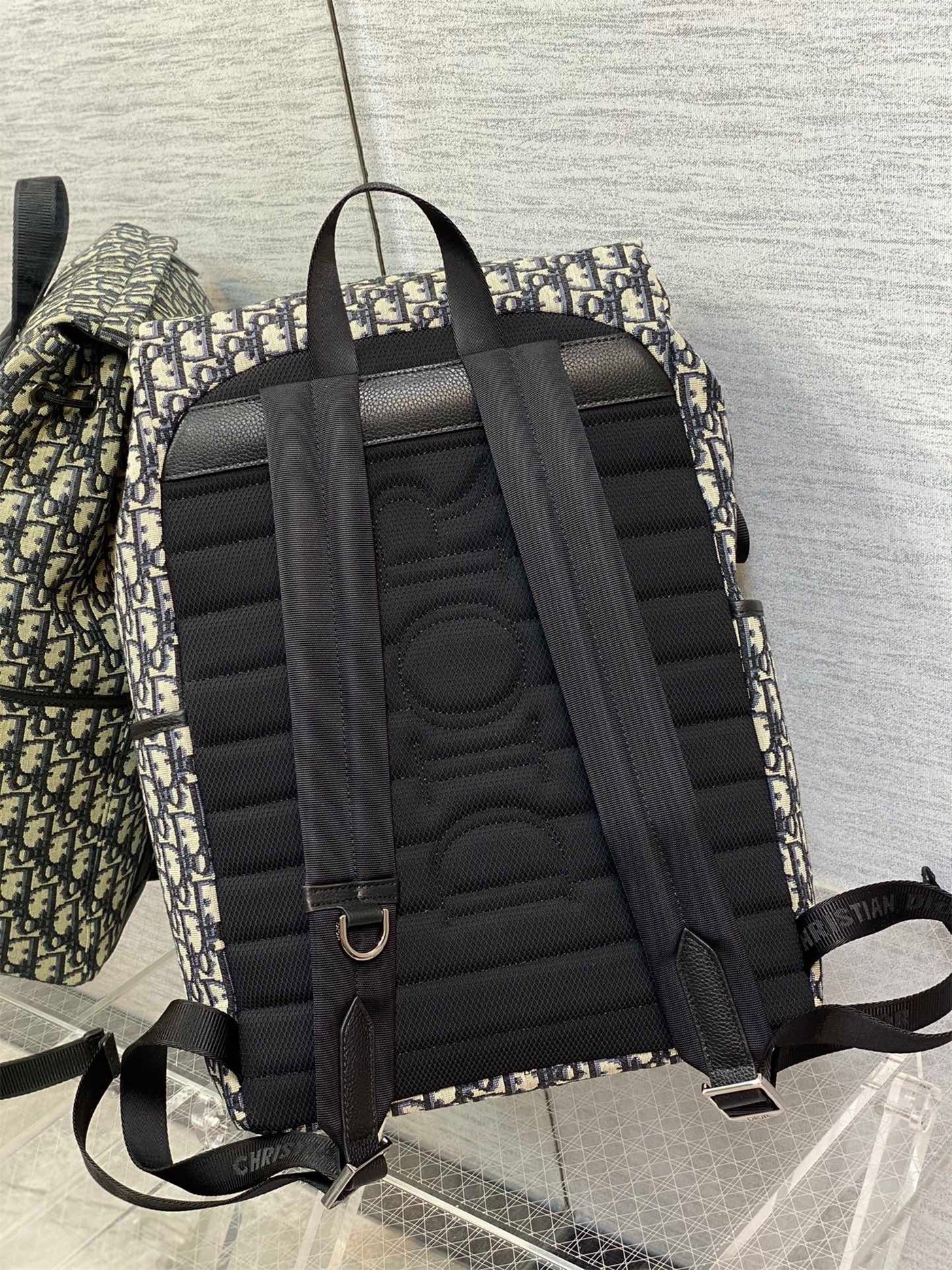 Dior Explorer Backpack In Black Dior Oblique Jacquard 275