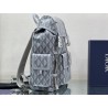 Dior Hit the Road Backpack In Gray CD Diamond Canvas 310