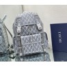 Dior Hit the Road Backpack In Gray CD Diamond Canvas 310