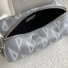 Dior Lingot Messenger Bag In Gray CD Diamond Canvas 330