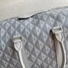 Dior Lingot 50 Duffle Bag In Gray CD Diamond Canvas 394