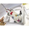 Dior Mini Lady Dior Bag In White Calfskin with Pixel Zodiac Print 969