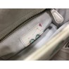 Dior Mini Lady Dior Bag In White Calfskin with Pixel Zodiac Print 969