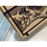 Dior Medium Book Tote Bag In Macro Toile de Jouy Tiger Embroidery  897