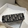 Dior 30 Montaigne Box Bag In Blue Dior Oblique Jacquard 461