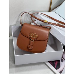 Dior Bobby Frame Bag In Brown Box Calfskin 552