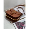 Dior Bobby Frame Bag In Brown Box Calfskin 552