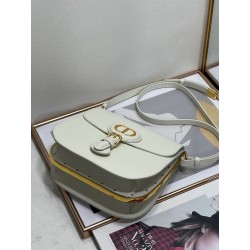 Dior Bobby Frame Bag In White Box Calfskin 616