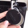 Dior Medium Lady Dior Bag In Black Patent Leather 724