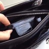 Dior Medium Lady Dior Bag In Black Patent Leather 724