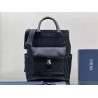 Dior Explorer Tote Bag In Black Dior Oblique Mirage Technical Fabric 933