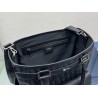 Dior Explorer Tote Bag In Black Dior Oblique Mirage Technical Fabric 933