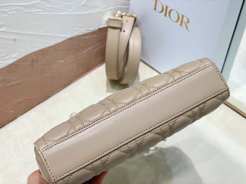 Dior Lady D-Joy Small Bag In Hazelnut Cannage Lambskin 250