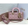 Dior Lady D-Joy Small Bag In Peony Pink Cannage Lambskin 316