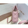 Dior Lady D-Joy Small Bag In Peony Pink Cannage Lambskin 316