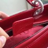 Dior Medium Lady Dior Bag In Red Patent Leather 149