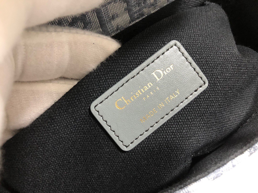 Dior 30 Montaigne Box Bag In Gray Dior Oblique Jacquard 462