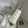 Dior Small Lady Dior My ABCDior Bag In White Lambskin 647