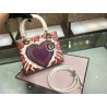 Dior Medium Lady Dior Bag Printed With Heart 976