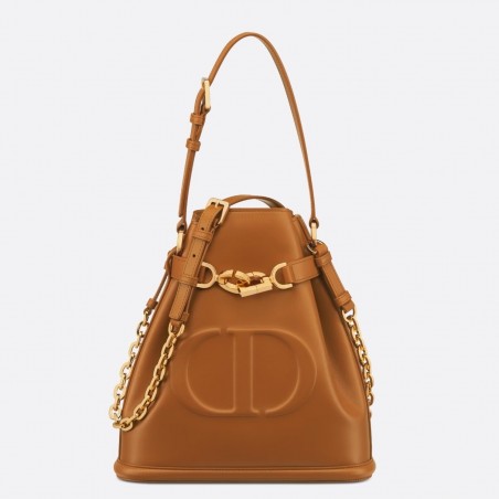 Dior C'est Medium Bag in Brown Saddle Calfskin 305