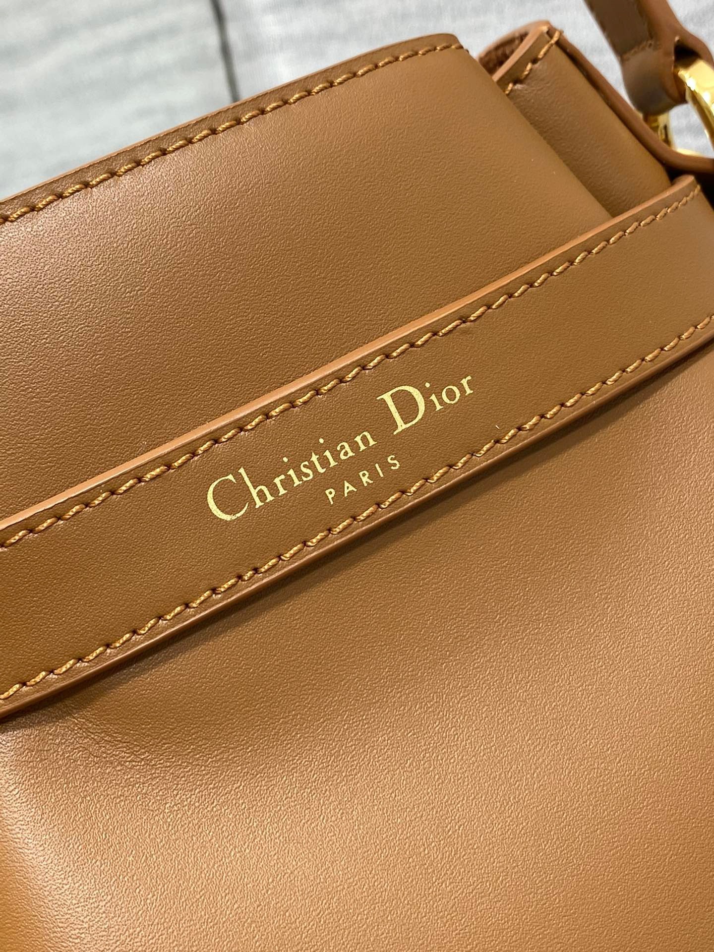 Dior C'est Medium Bag in Brown Saddle Calfskin 305