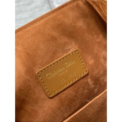 Dior C'est Medium Bag in Brown Saddle Calfskin 305