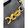 Dior C'est Medium Bag in Black Saddle Calfskin 344