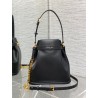 Dior C'est Medium Bag in Black Saddle Calfskin 344