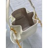 Dior C'est Medium Bag in White Saddle Calfskin 372