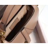 Dior Mini Saddle Bag In Nude Calfskin 645