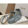 Dior Ammi Small Bag in Blue Macrocannage Lambskin 804