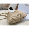 Dior Ammi Medium Bag in Sand Pink Macrocannage Lambskin 943