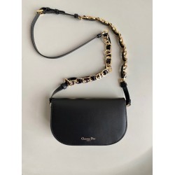 Dior CD Signature Chain Bag in Black Calfskin 622