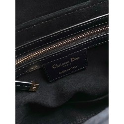 Dior CD Signature Chain Bag in Black Calfskin 622