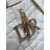 Dior Toujours Small Bag in White Macrocannage Calfskin 833