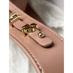 Dior Small Lady Dior My ABCDior Bag in Blush Lambskin 563