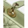 Dior Small Lady Dior My ABCDior Bag in Ethereal Green Lambskin 610