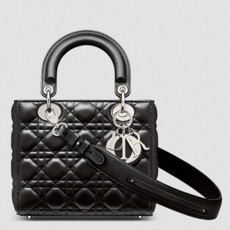 Dior Small Lady Dior My ABCDior Bag in Noir Lambskin 685