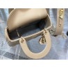 Dior Small Lady Dior My ABCDior Bag in Sand Lambskin 747