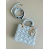 Dior Small Lady Dior My ABCDior Bag in Placid Blue Lambskin 415